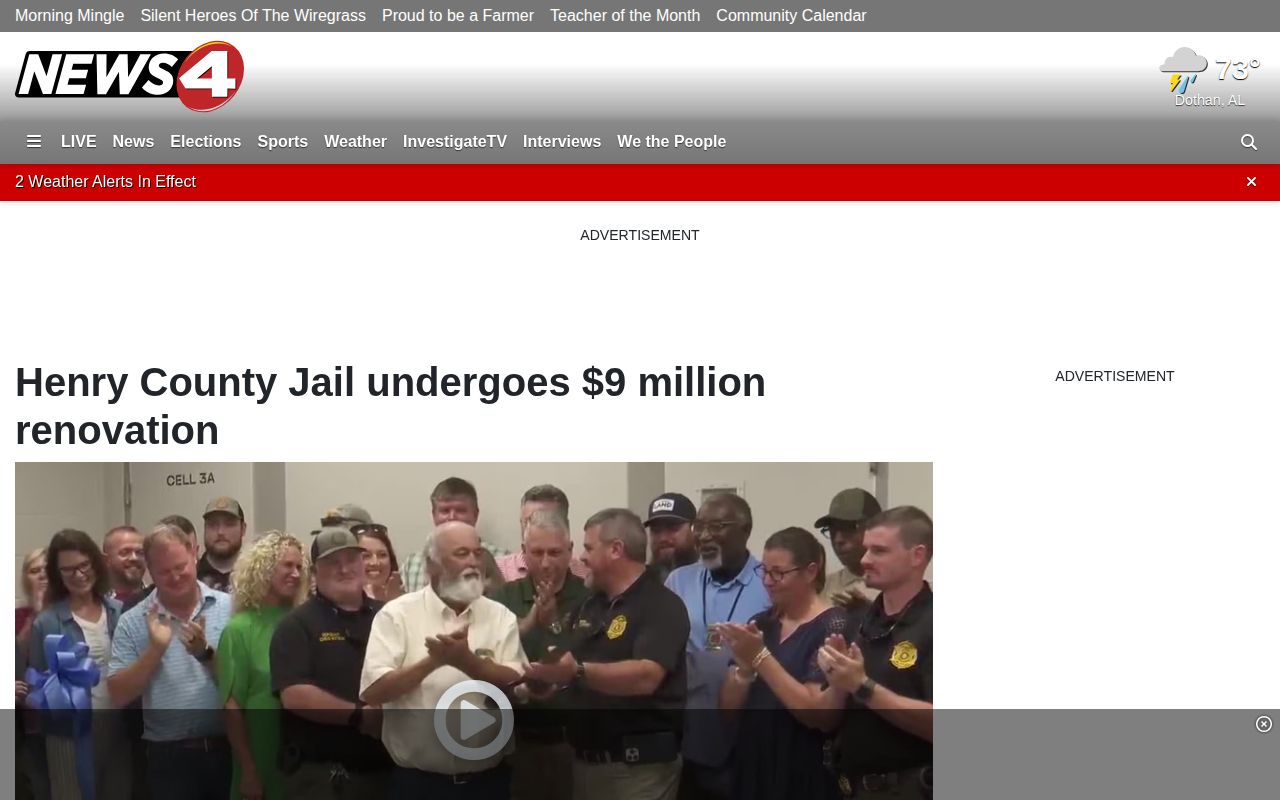 Henry County Jail release records renovation context