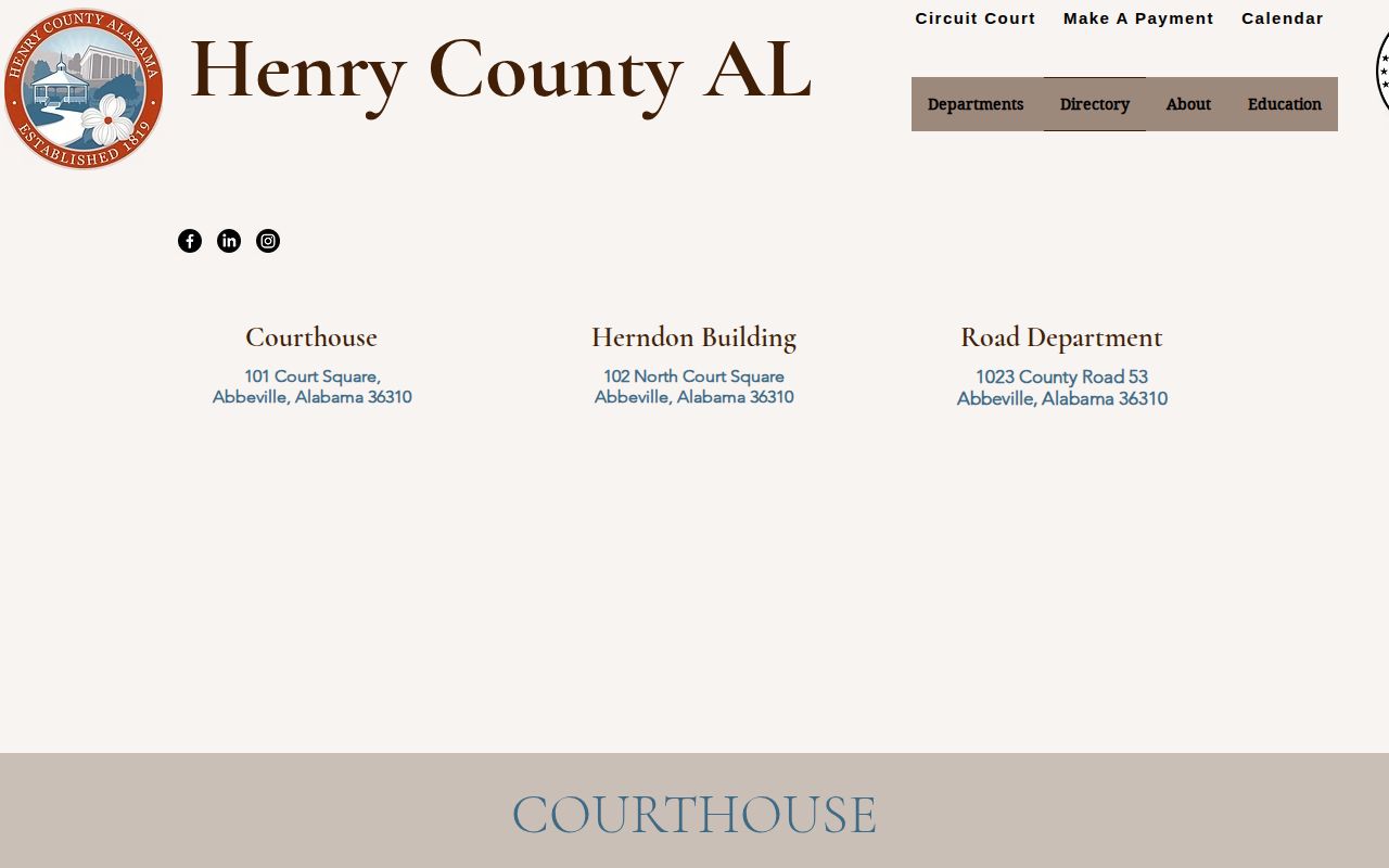 Henry County court release records directory